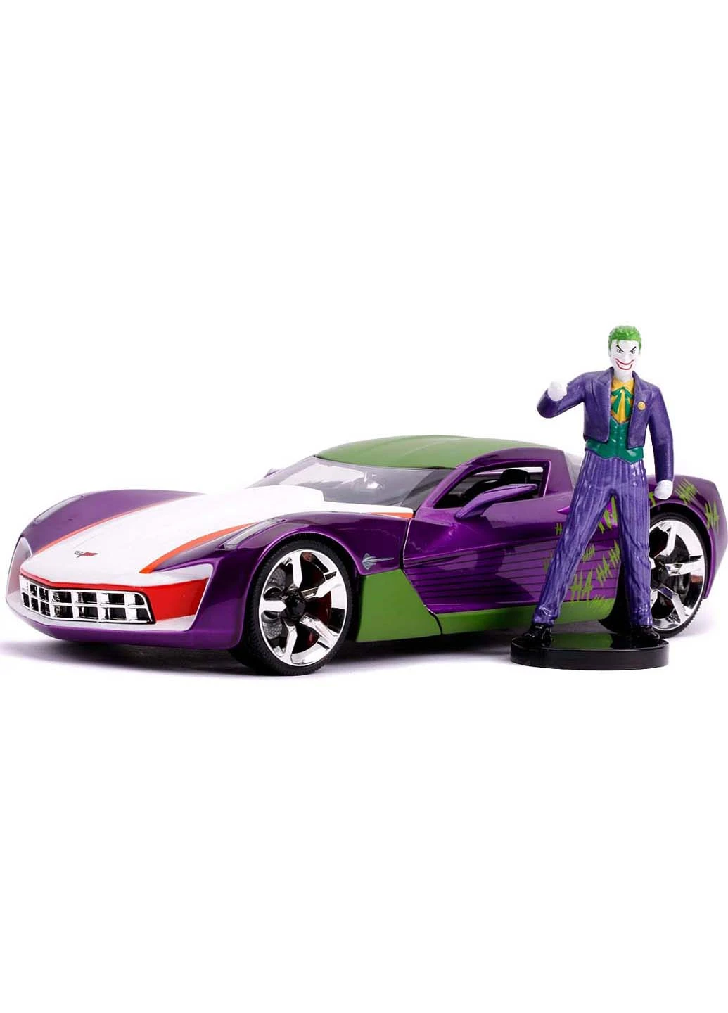 Ігровий набір Джокер машинка Chevrolet Corvette Stingray Concept 2009 з фігуркою Jada (258842956)