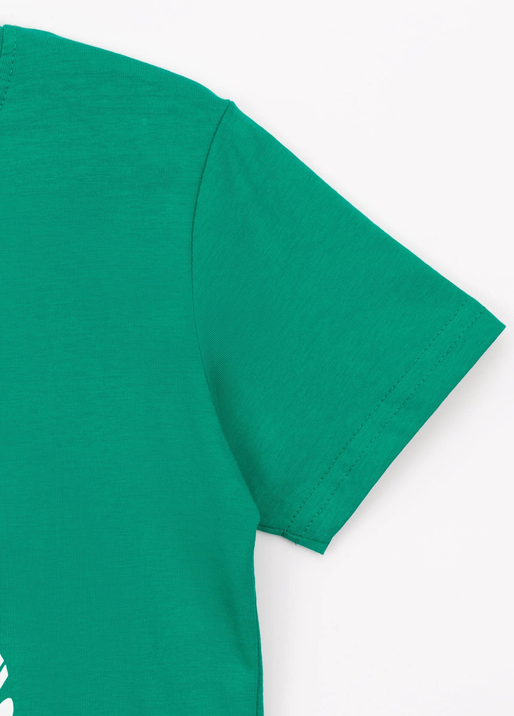Зеленая летняя футболка First Kids