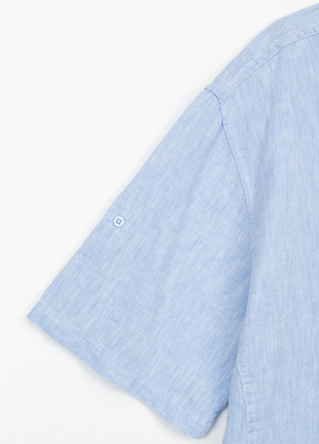 Голубой повседневный рубашка однотонная Jean Piere
