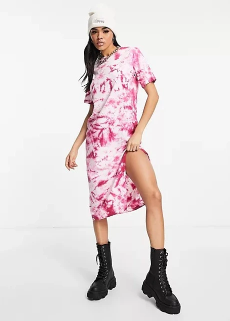 Розовое платье деффект Missguided