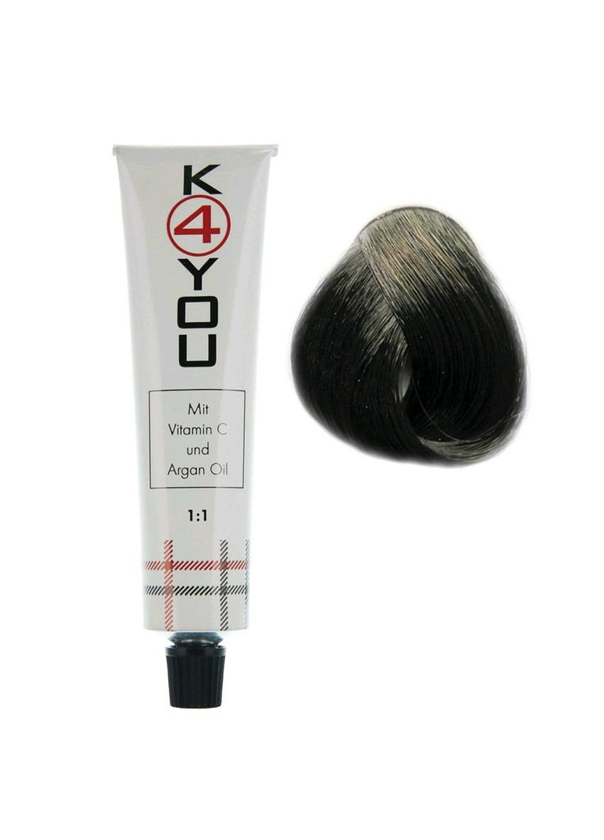 Краска для волос 6.77 Интенсивный коричневый амиачная с аргановым маслом 60 мл Dark Intensive Chestnut Blonde Kolor4You (258886138)