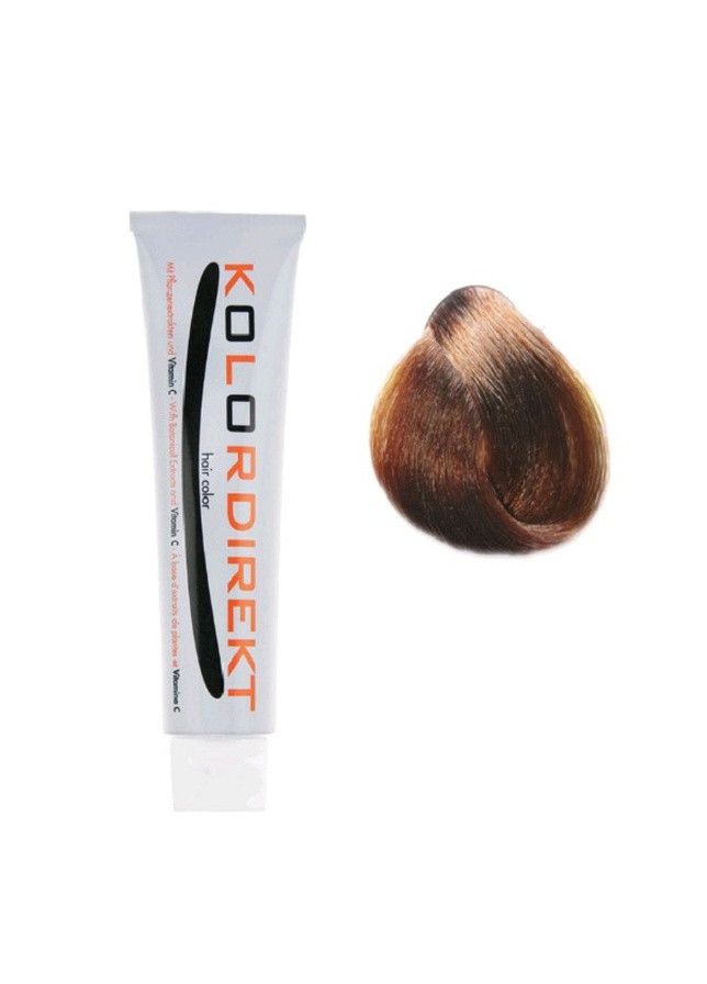 Крем-краска для волос 7.74 Коричнево-медный амиачная c витамином С 60 мл Blonde Brown Copper KolorDirekt (258886166)