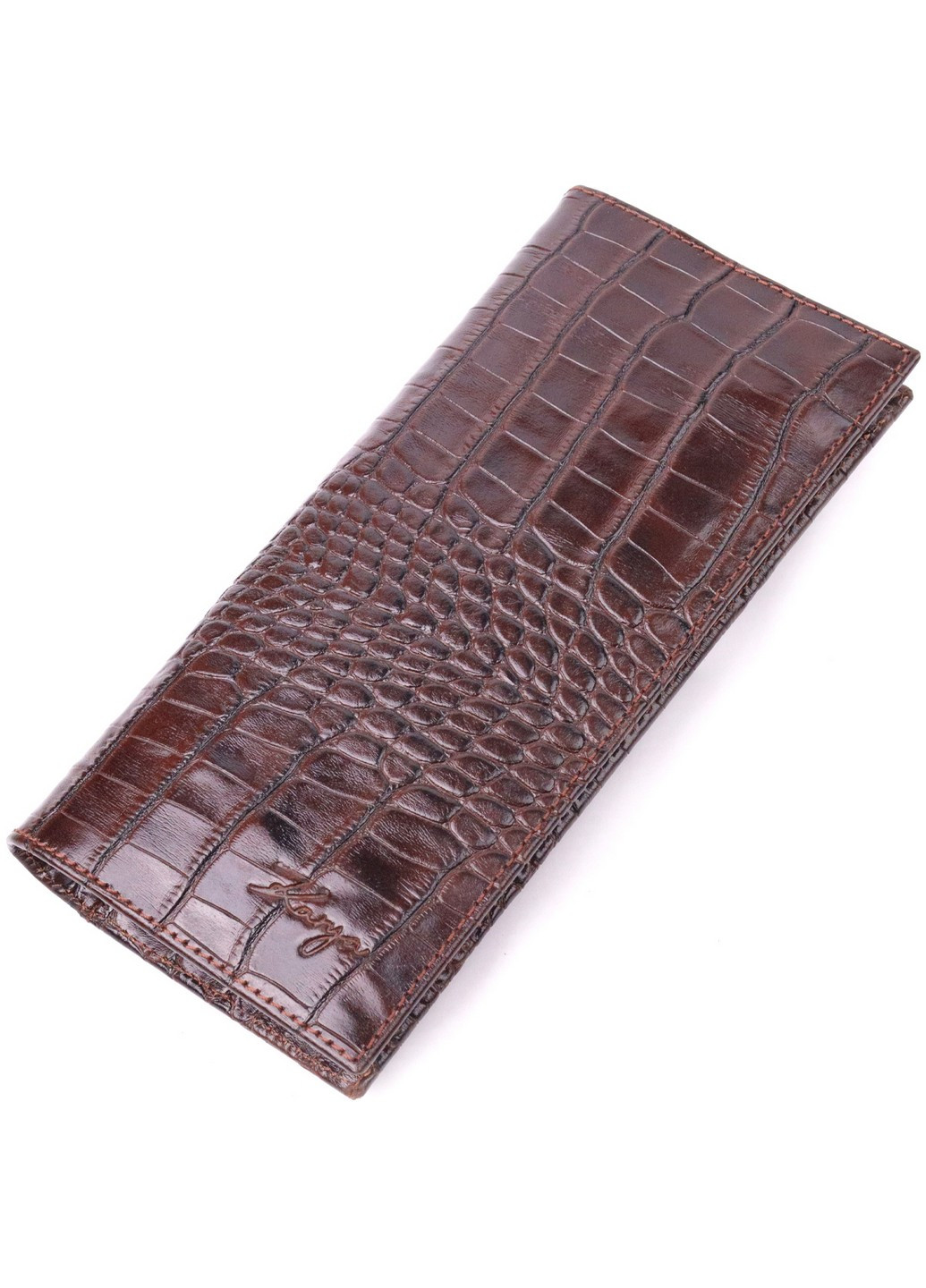 Бумажник мужской кожаный 9х19х1,5 см Karya (258885554)