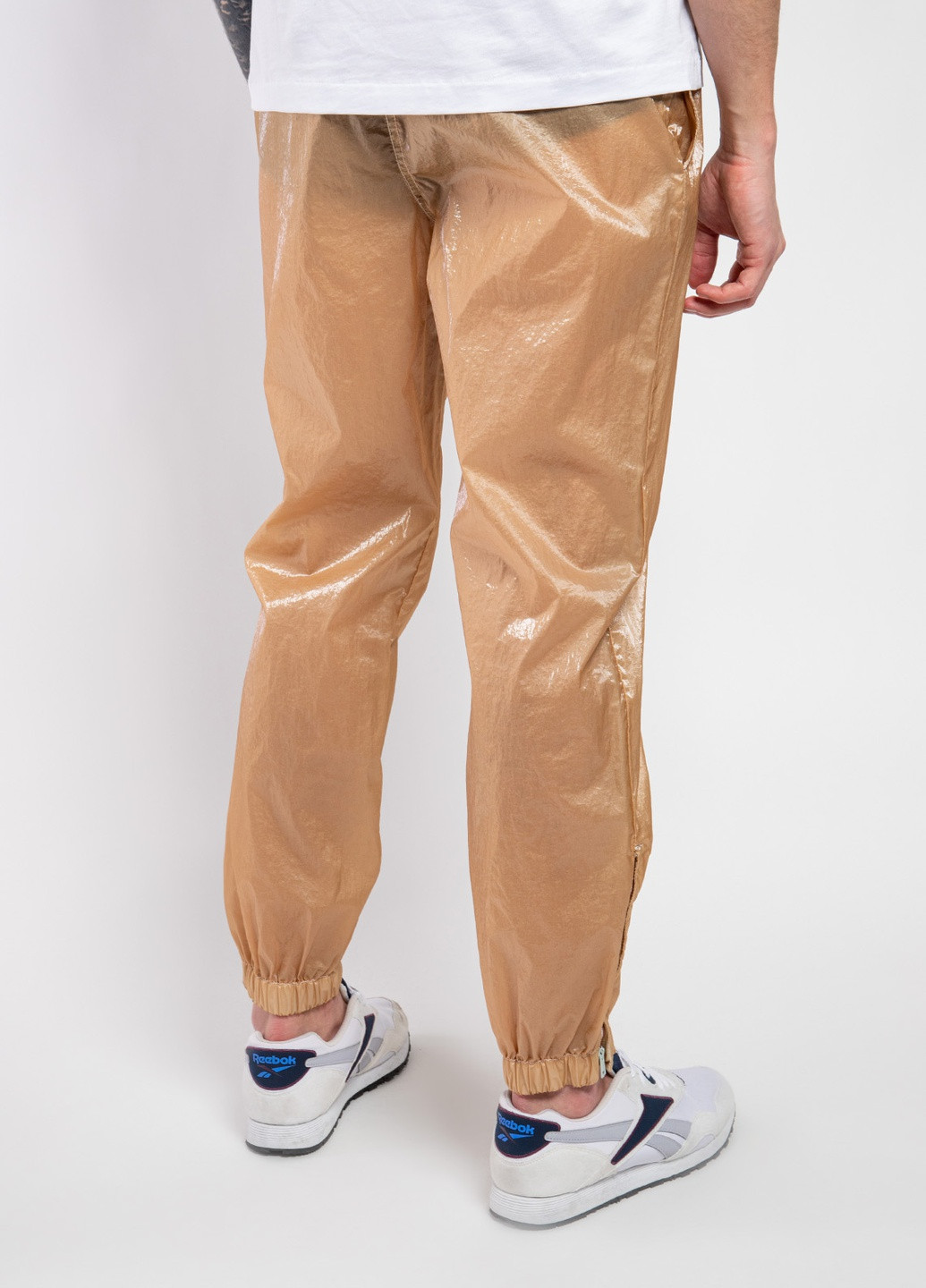 Бежевые спортивные демисезонные брюки MSGM