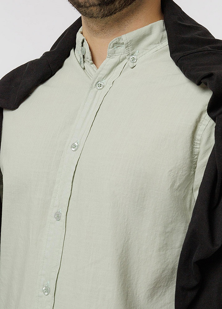 Мятная кэжуал рубашка Figo