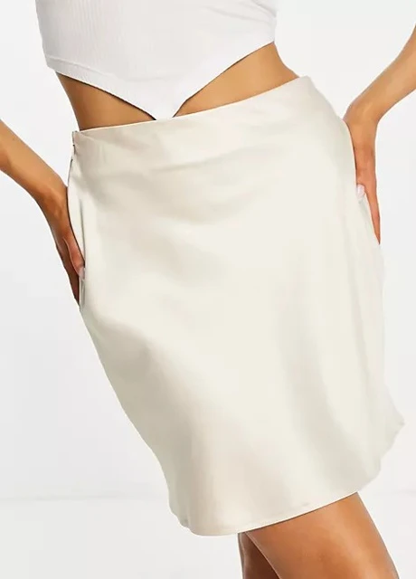 Бежевая юбка Missguided