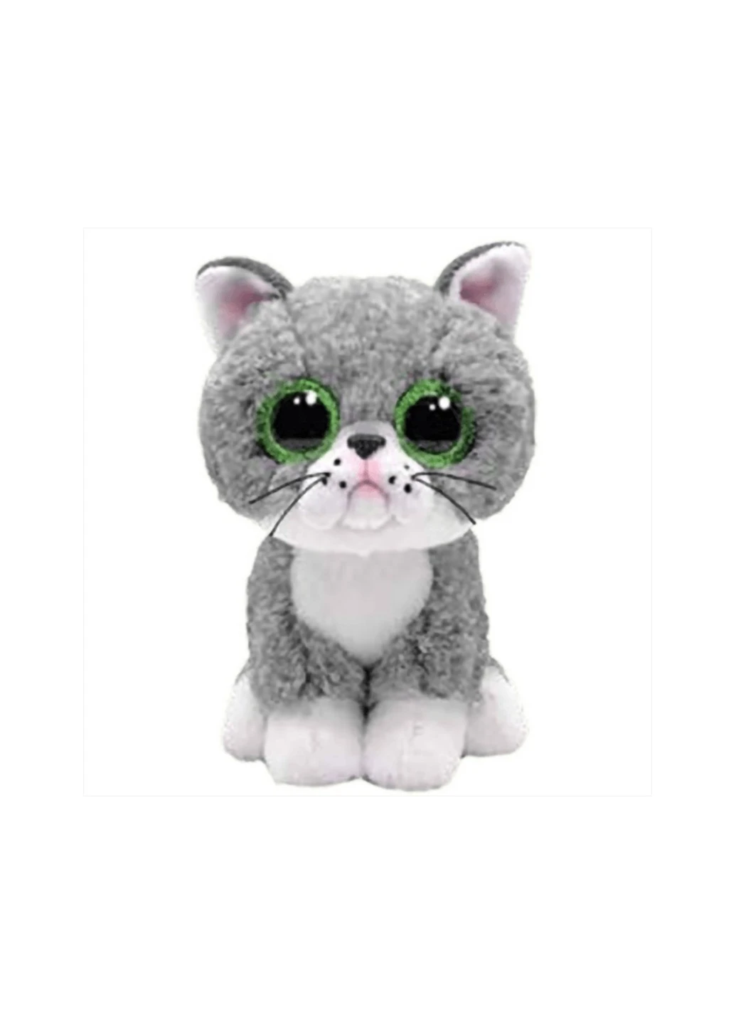 Мягкая игрушка Beanie Boos Серый котик 36581 TY (258905036)