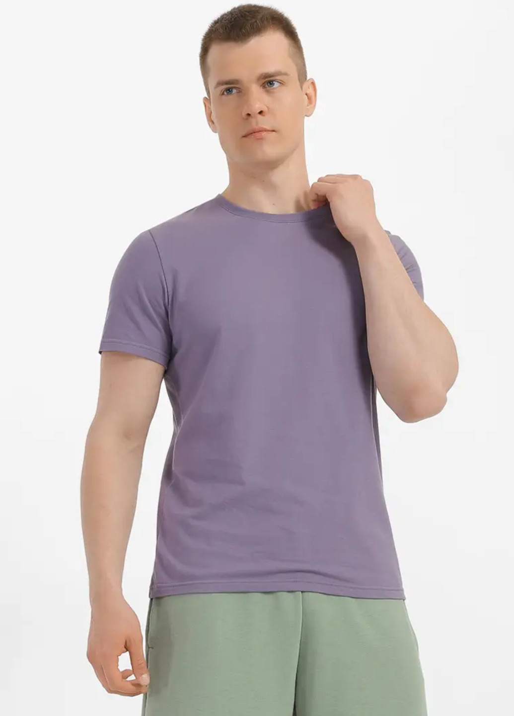 Серая футболка для мужчин с коротким рукавом Роза