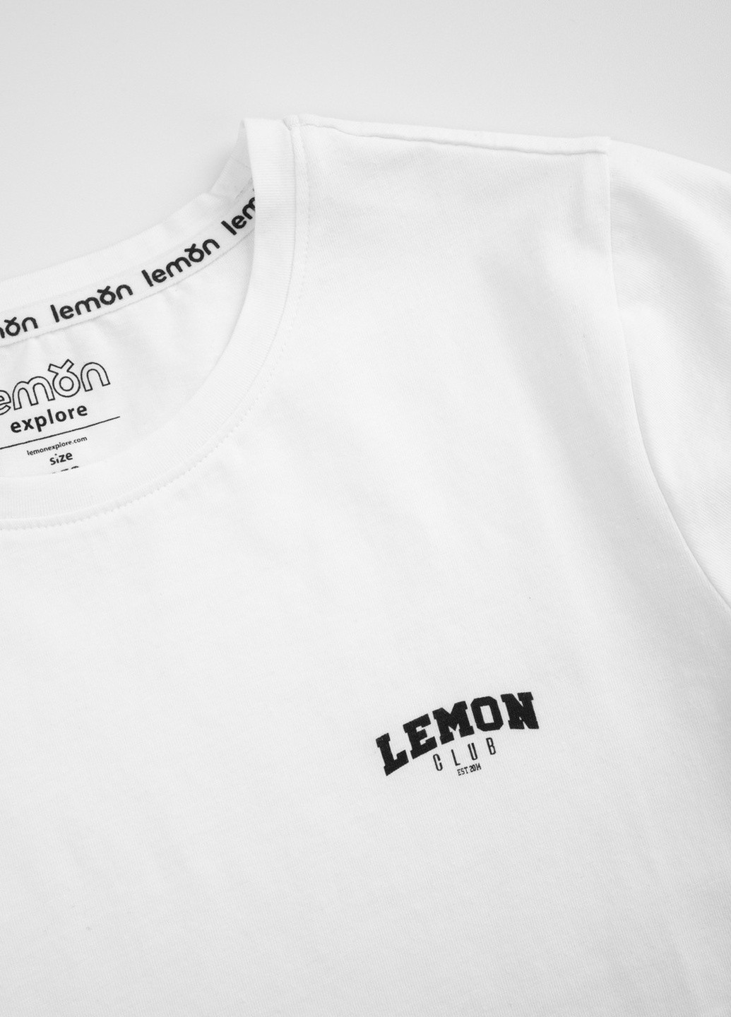 Біла футболка Lemon