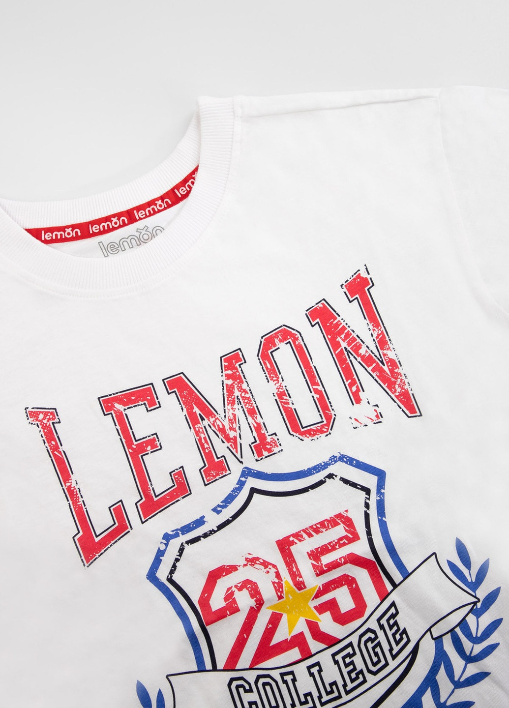 Комбинированная футболка Lemon