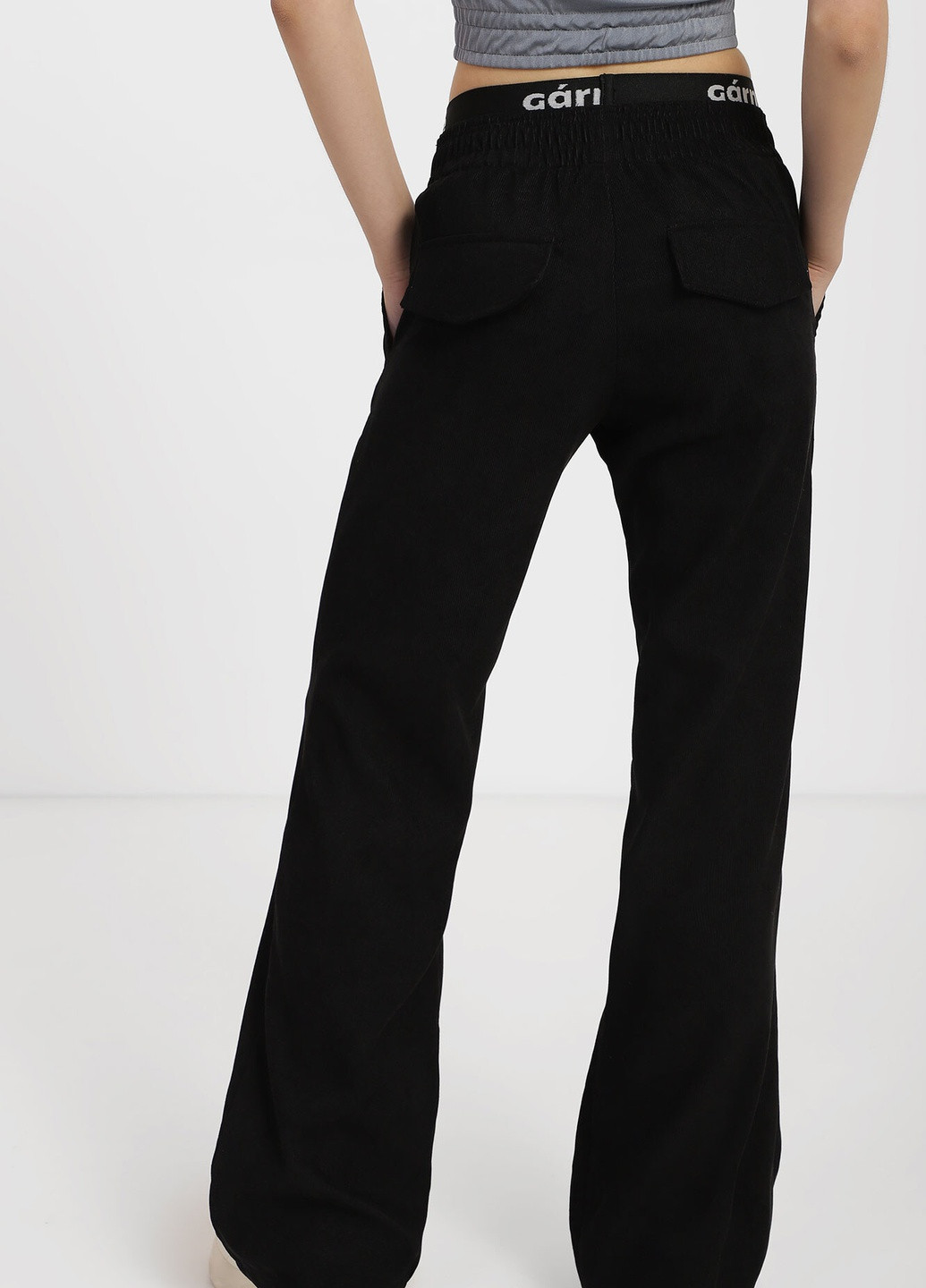 Черные кэжуал летние брюки Garne