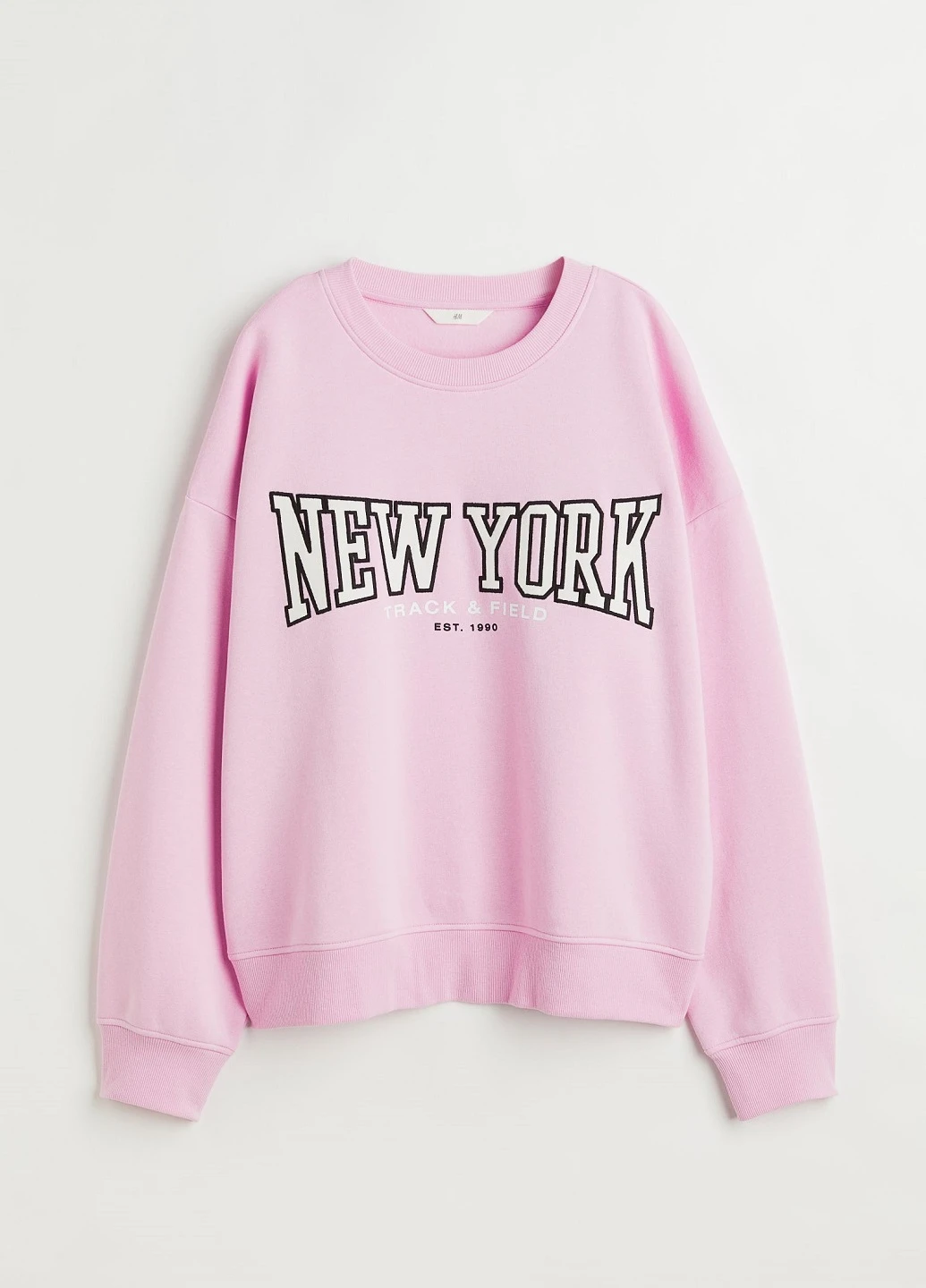 Рожевий світшот H&M напис (258909326)
