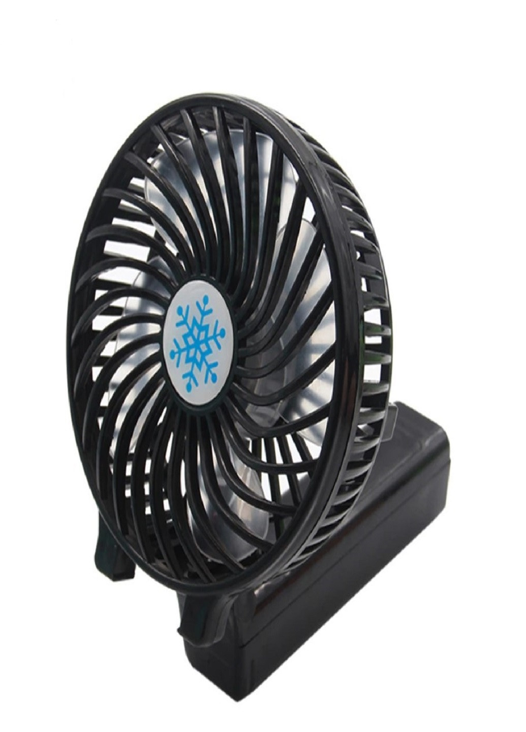 Универсальный портативный ручной вентилятор с аккумулятором и ручкой что складывается Mini Fan Черный VTech (258925252)