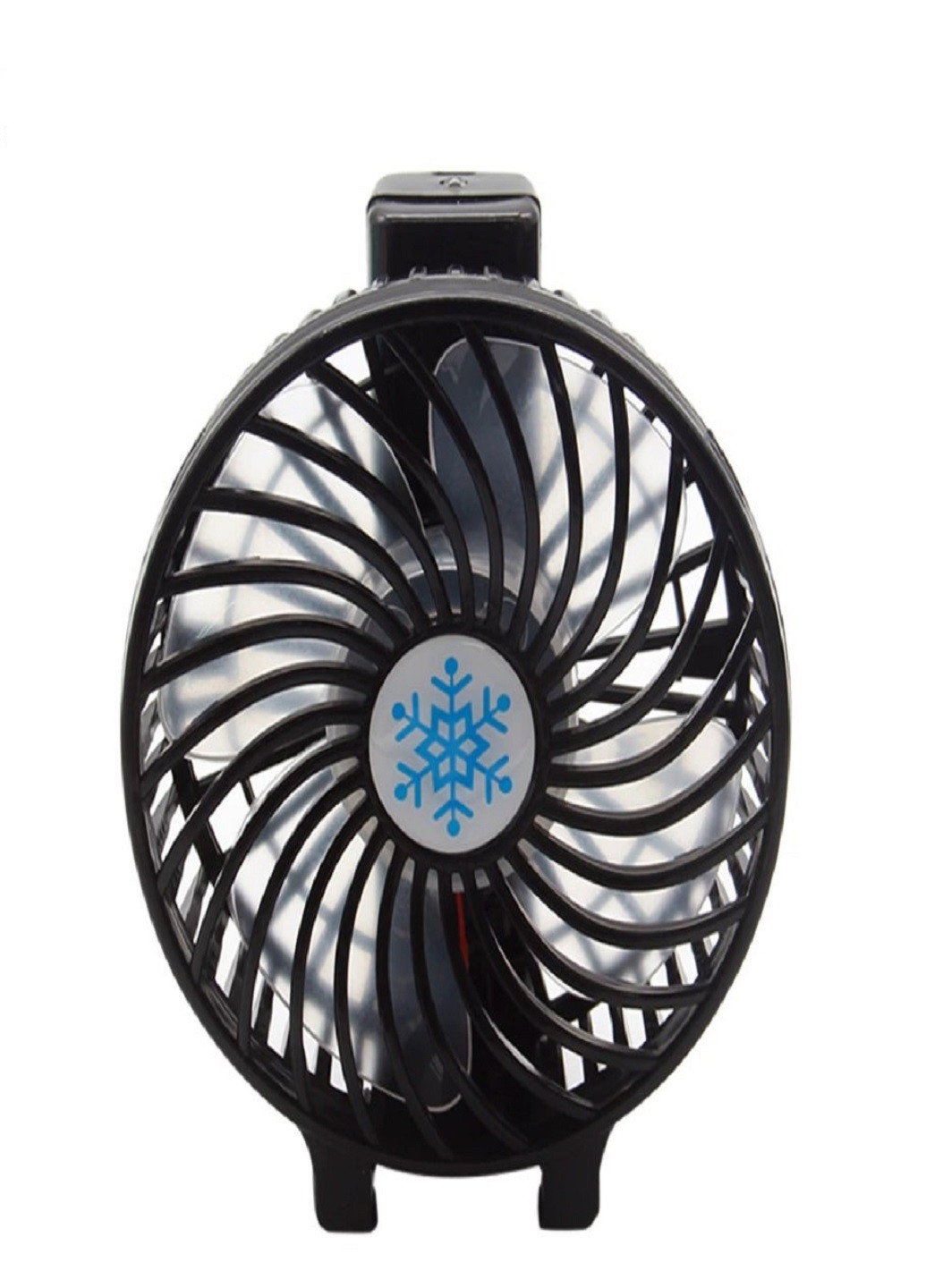 Универсальный портативный ручной вентилятор с аккумулятором и ручкой что складывается Mini Fan Черный VTech (258925252)
