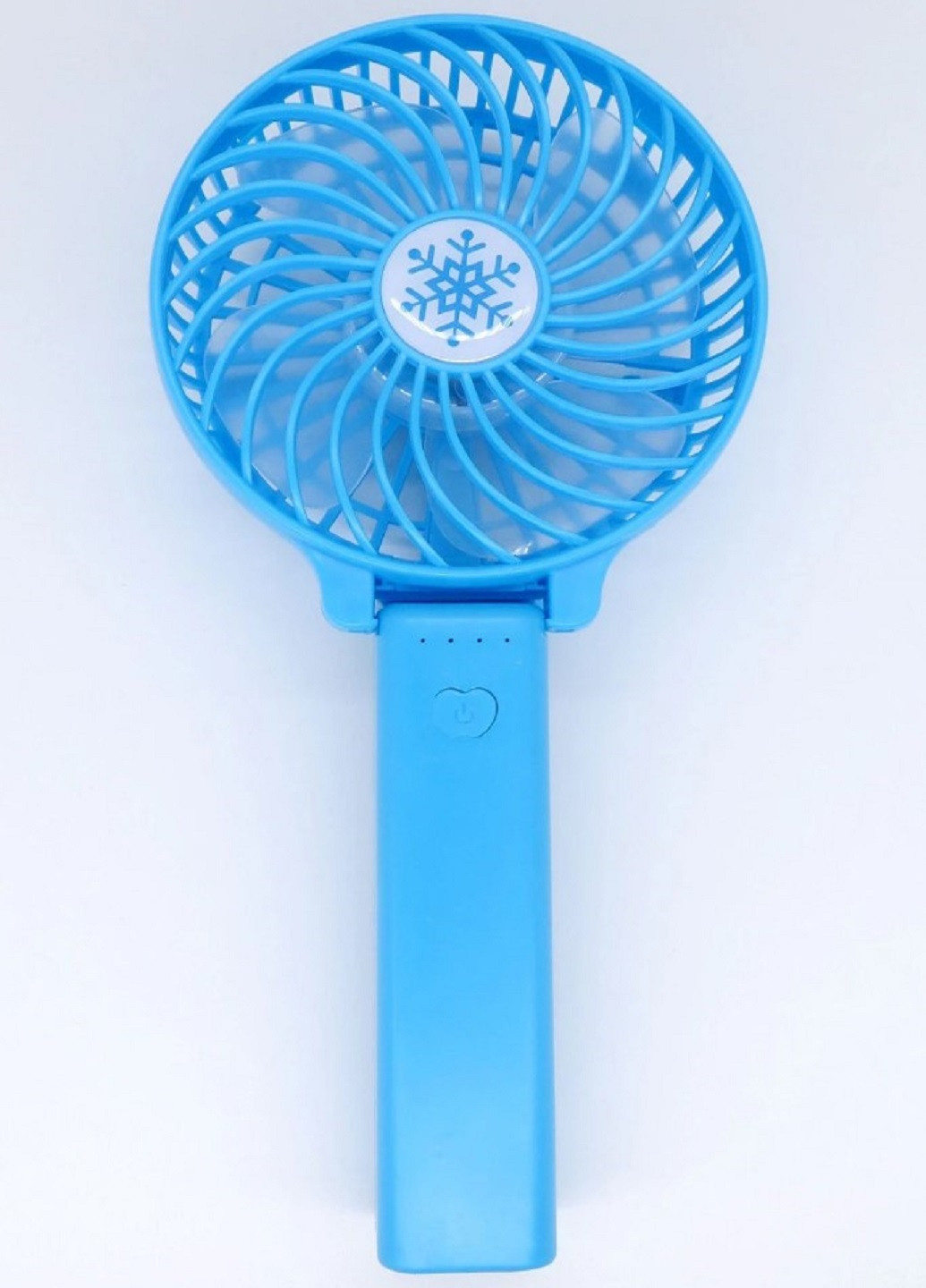 Универсальный портативный ручной вентилятор с аккумулятором и ручкой что складывается Mini Fan Синий VTech (258925262)