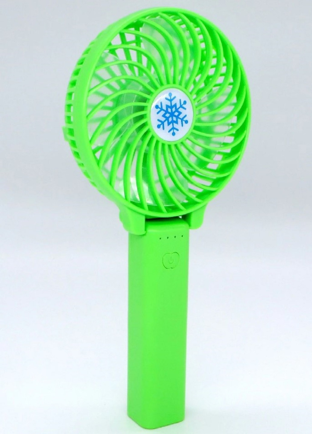 Универсальный портативный ручной вентилятор с аккумулятором и ручкой что складывается Mini Fan Зеленый VTech (258925266)
