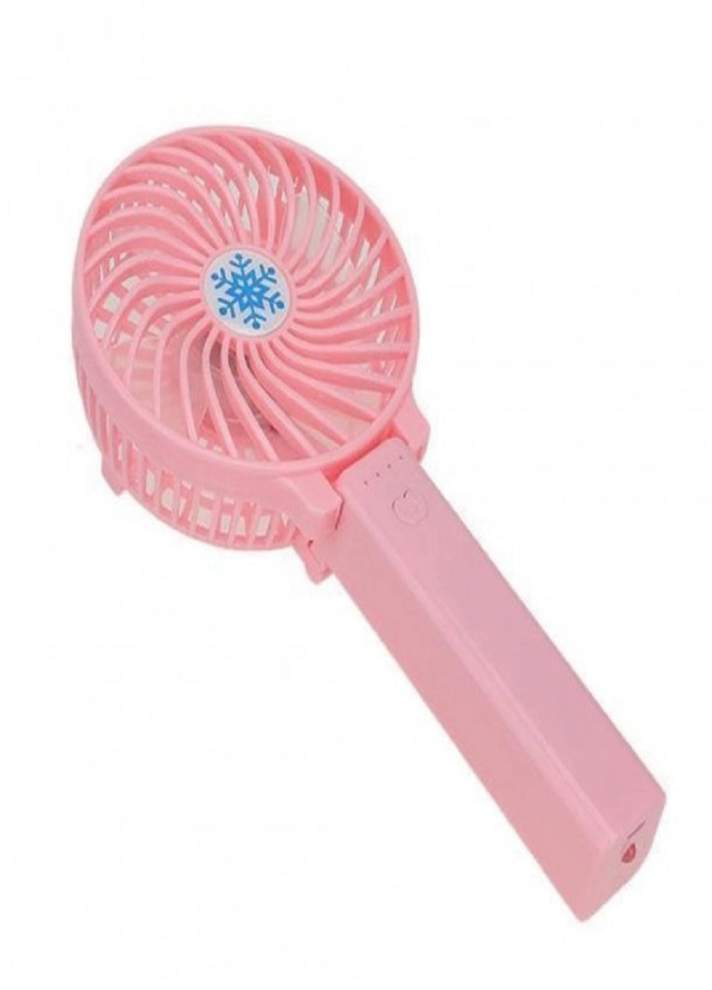Универсальный портативный ручной вентилятор с аккумулятором и ручкой что складывается Mini Fan Розовый VTech (258925257)