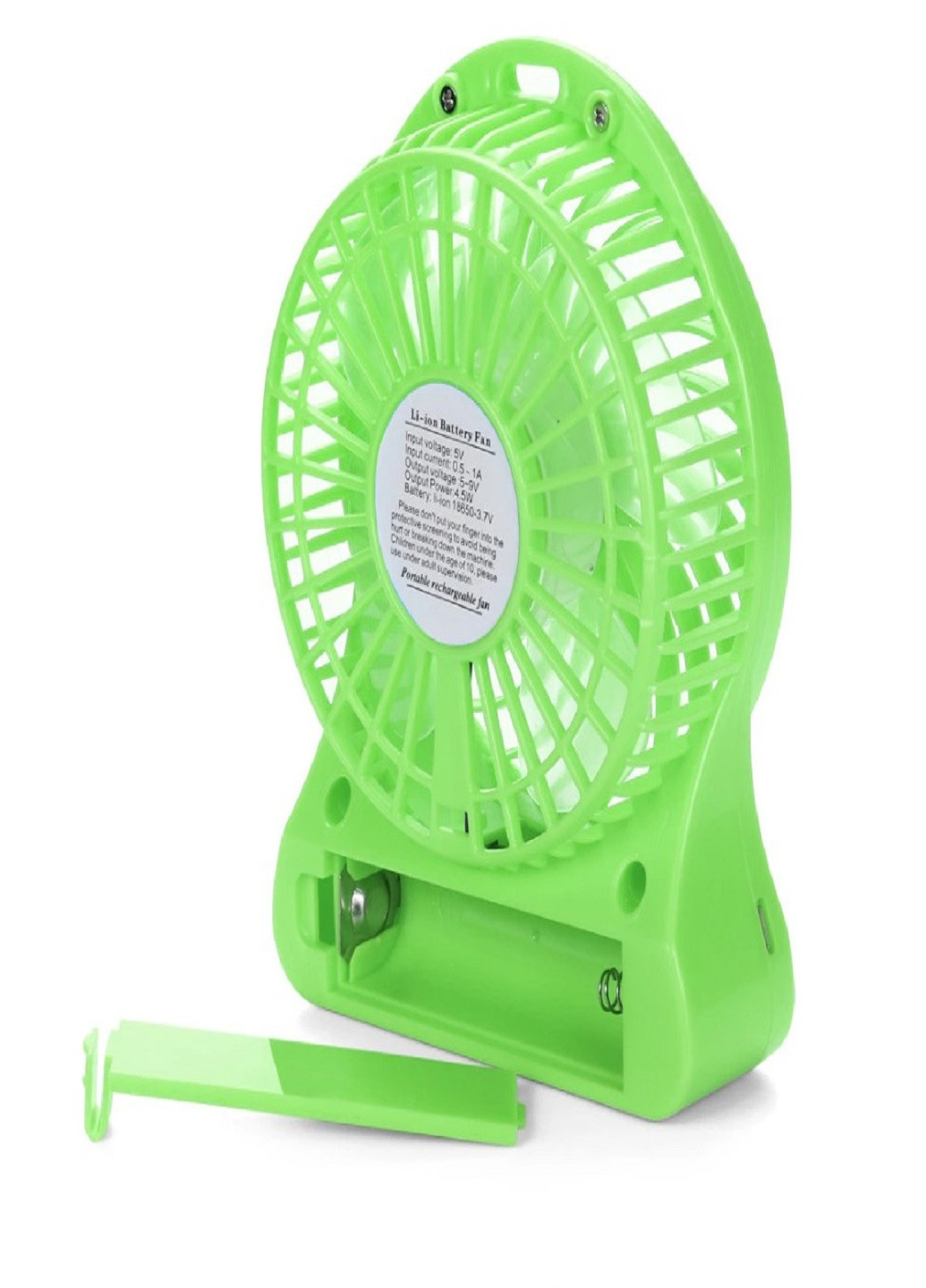 Універсальний портативний ручний вентилятор з акумулятором настільний Mini Fan Зелений VTech (258965640)