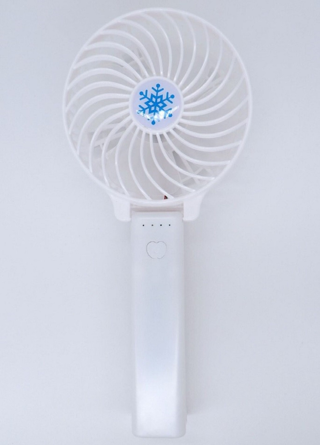 Универсальный портативный ручной вентилятор с аккумулятором и ручкой что складывается Mini Fan Белый VTech (258965639)