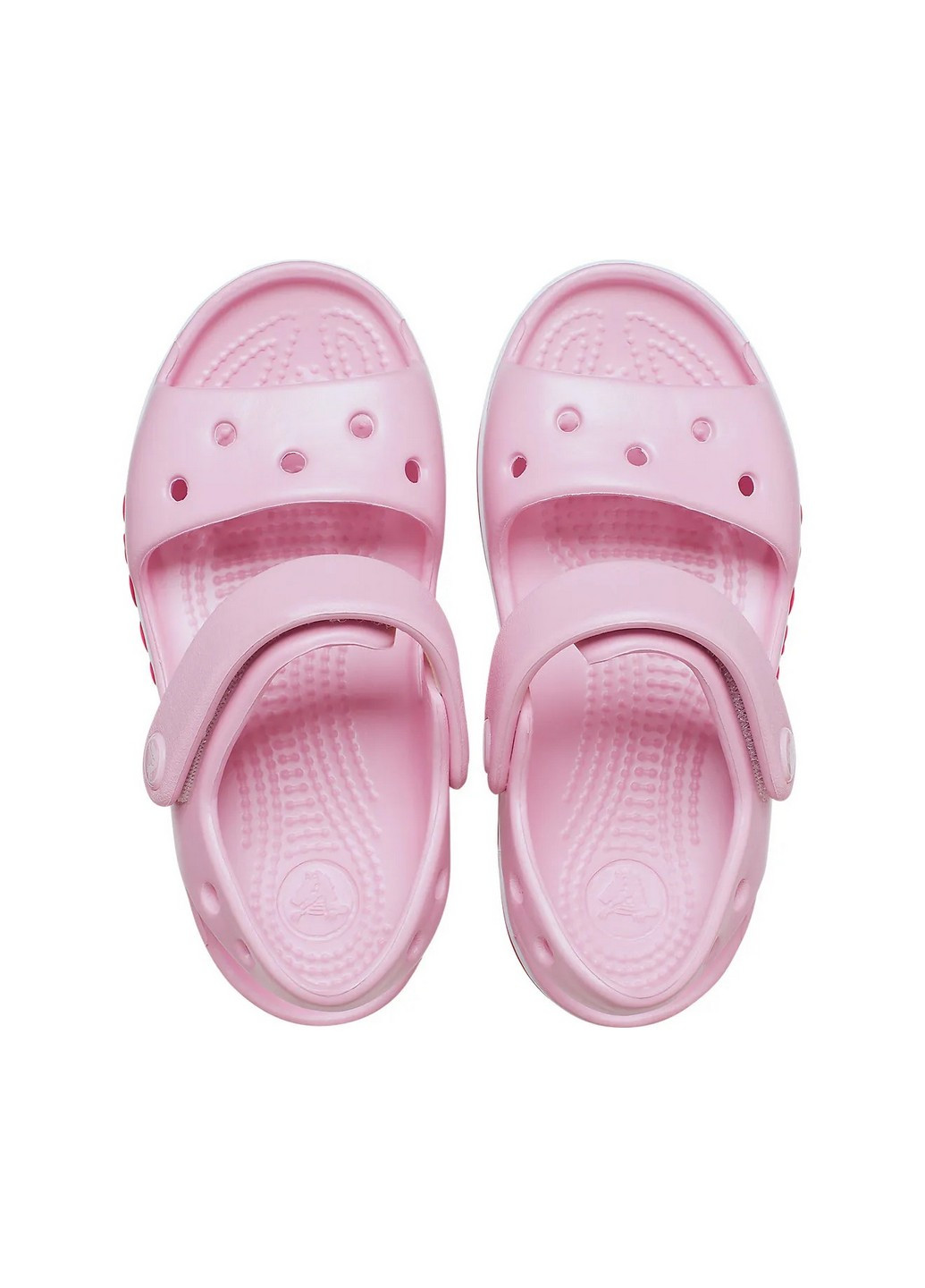 Розовые спортивные крокс сандалии Crocs