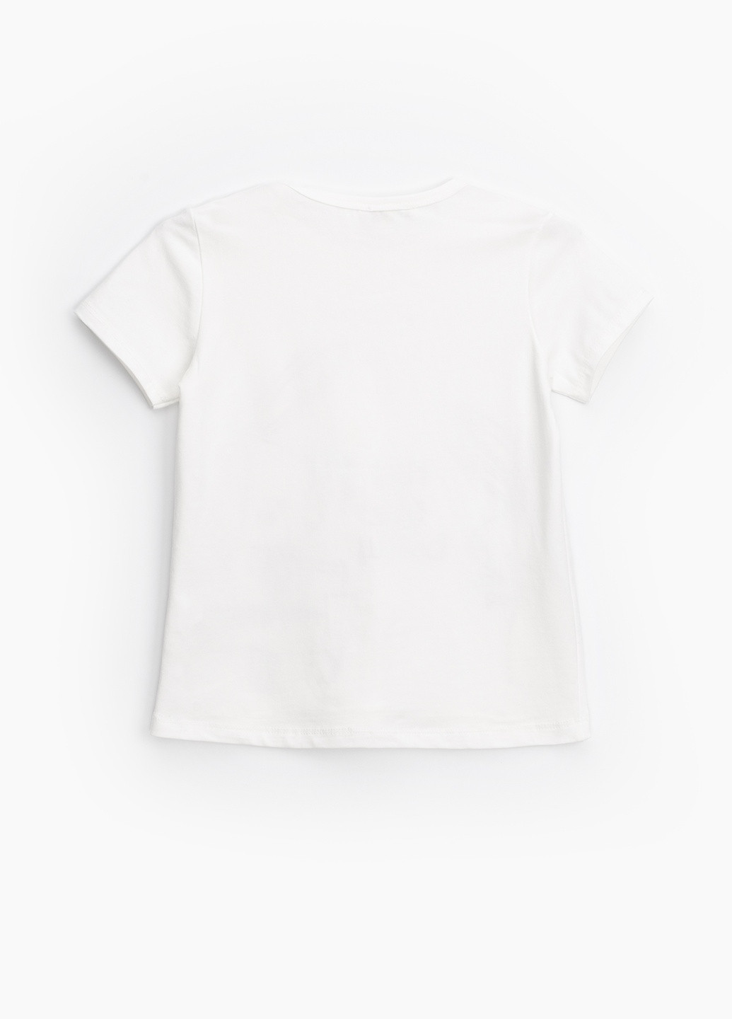 Молочная летняя футболка No Brand