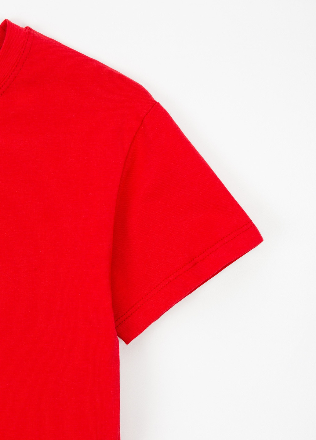 Красная летняя футболка First Kids