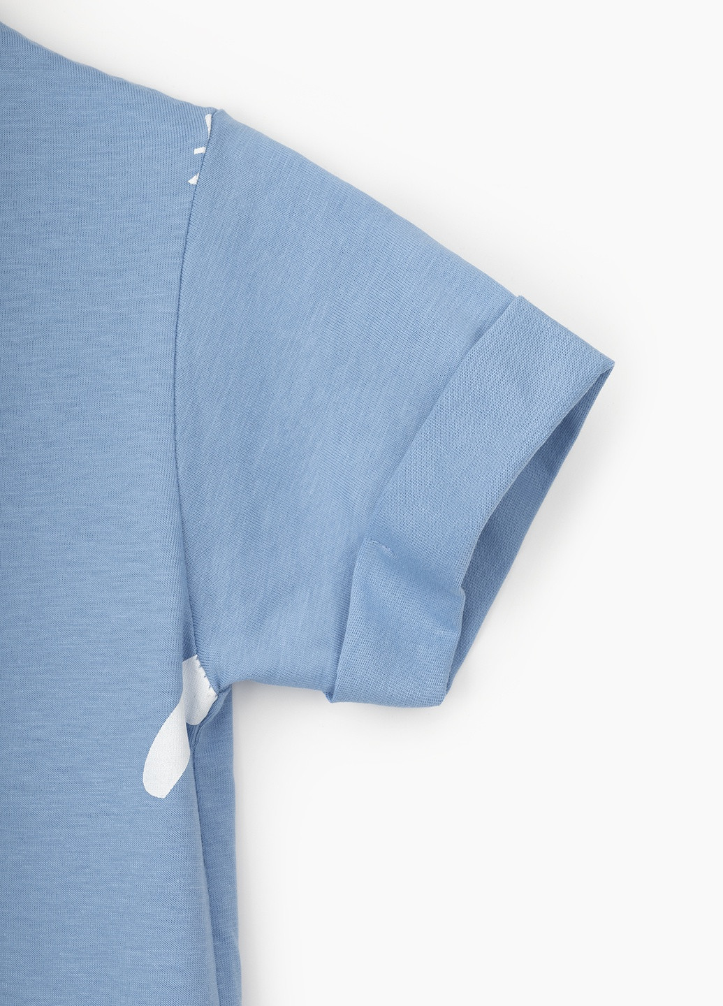 Блакитна літня футболка Popito