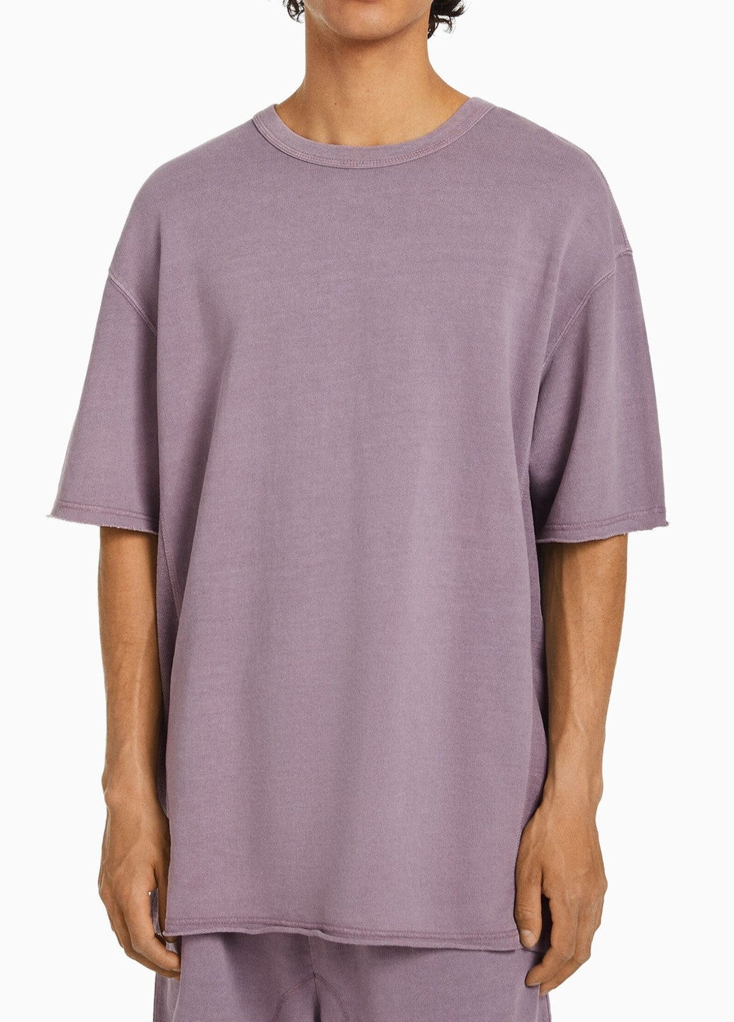 Фиолетовая футболка Bershka