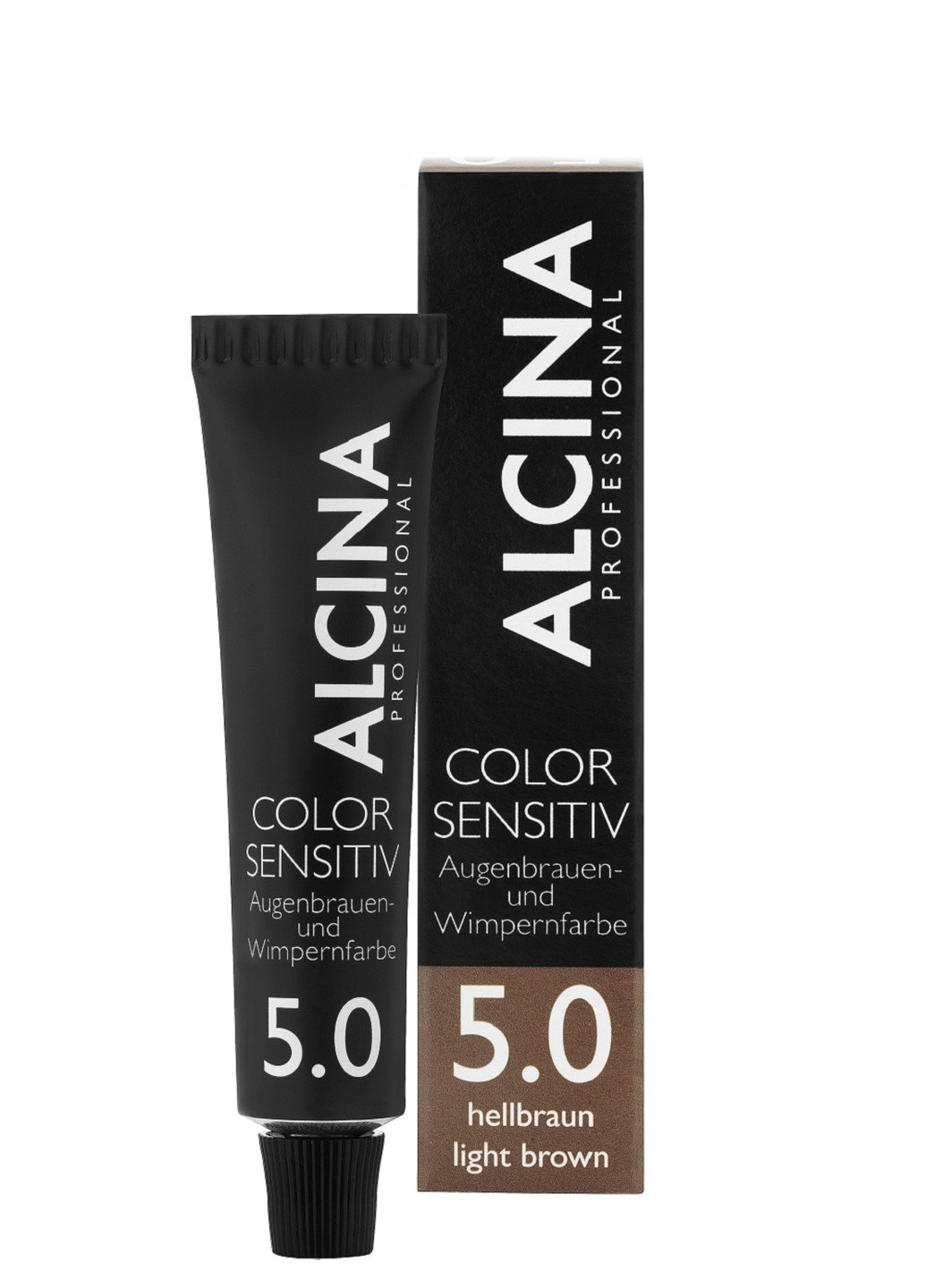 Фарба для брів та вій 5.0 LIGHT BROWN світло-коричневий 17 г Alcina color sensitiv (258996210)