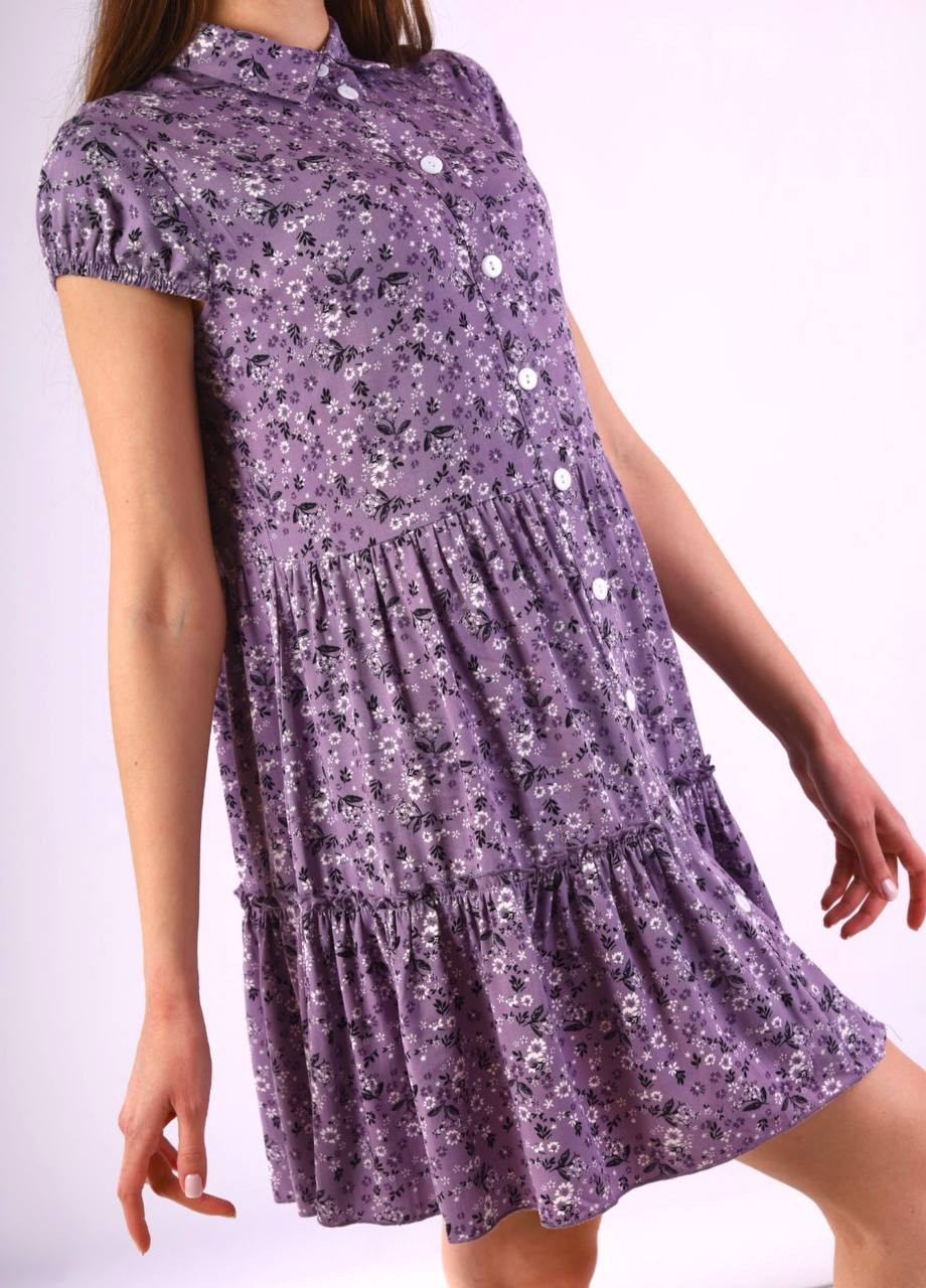 Фіолетова кежуал сукня Anastasimo