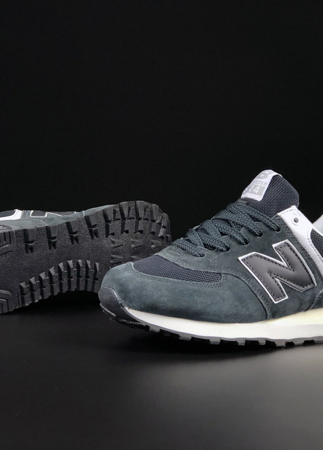 Сірі всесезонні жіночі кросівки репліка 1 в 1 (Copy) New Balance 574 No Brand сірі демісезони (258961801)