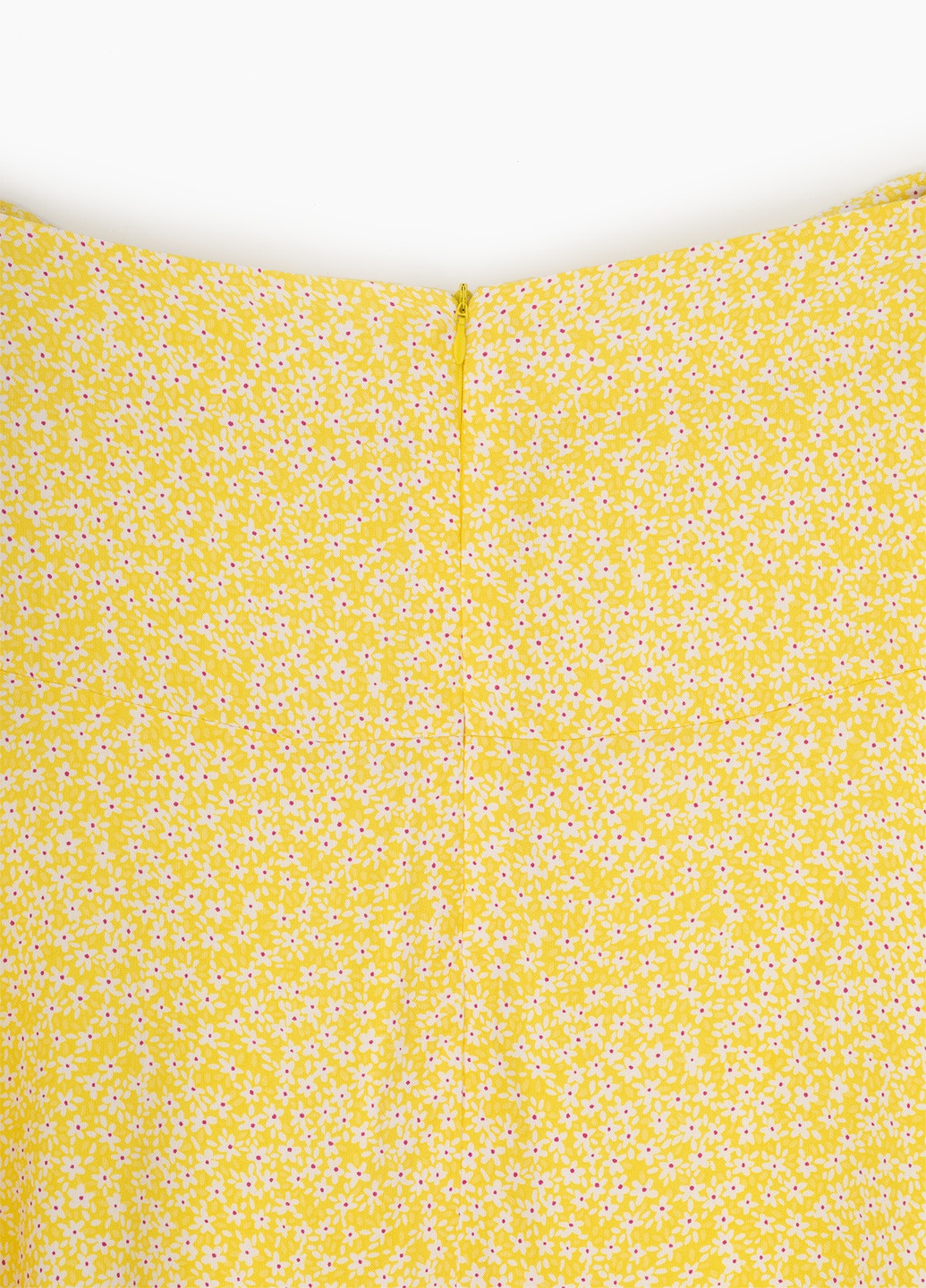 Жовтий літній костюм спідниця + топ No Brand