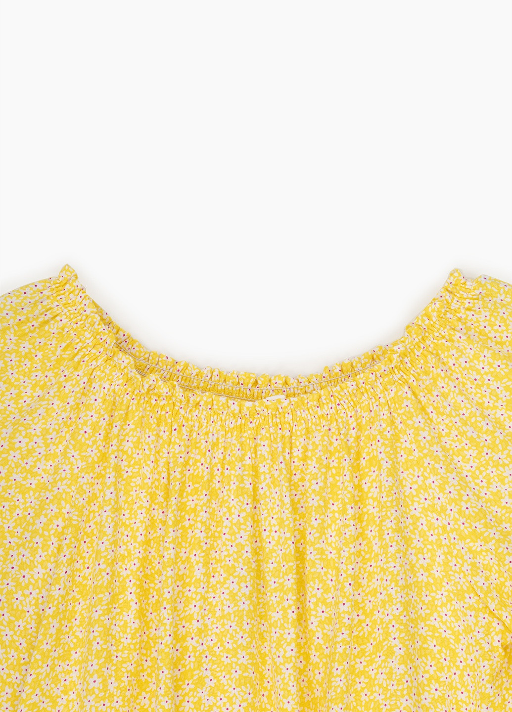 Жовтий літній костюм спідниця + топ No Brand