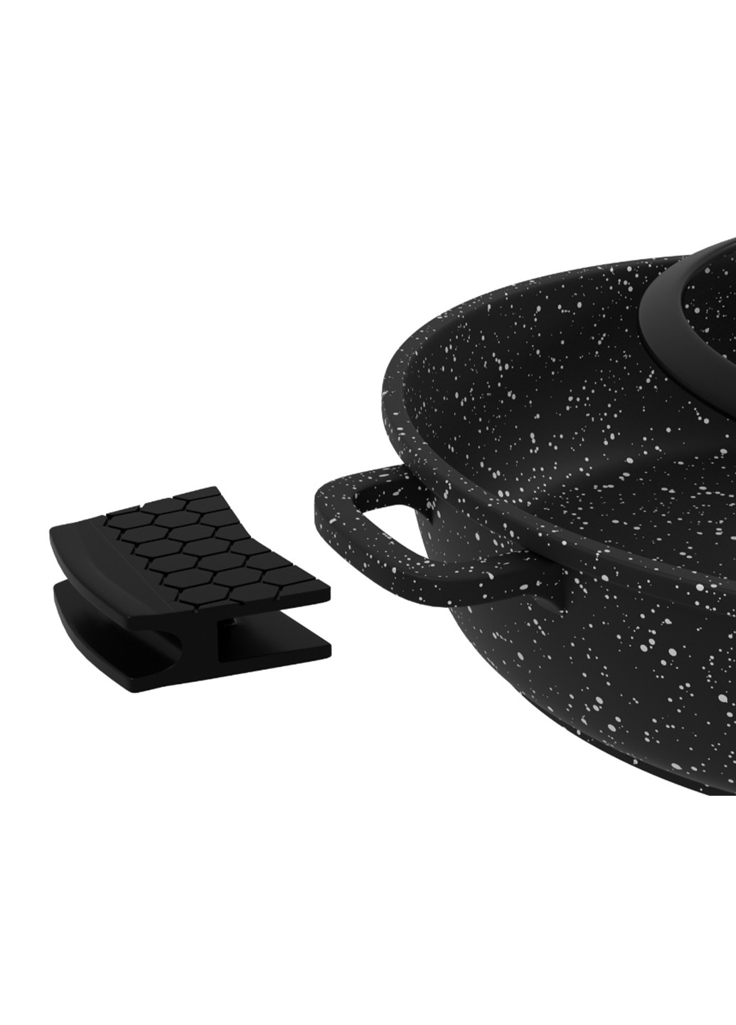 Сотейник TORINO 5л 32см з крышкой и съемными ручками Bollire (BR-1616) (258985158)