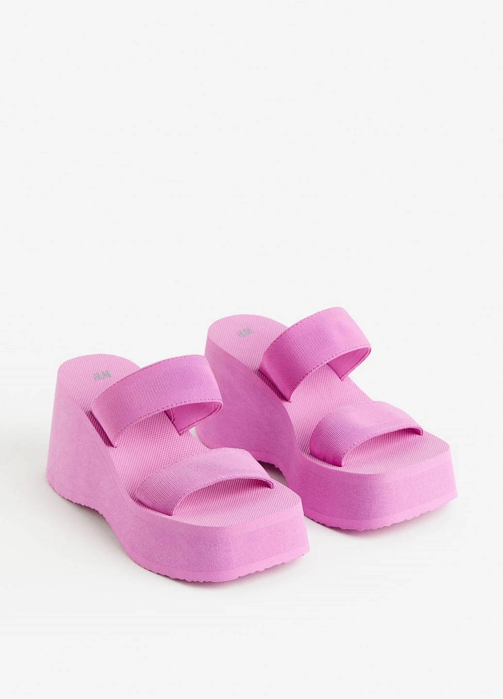 Фиолетовые шлепанцы H&M