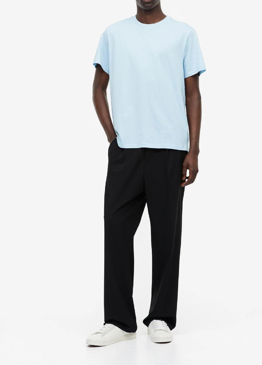 Синяя футболка H&M