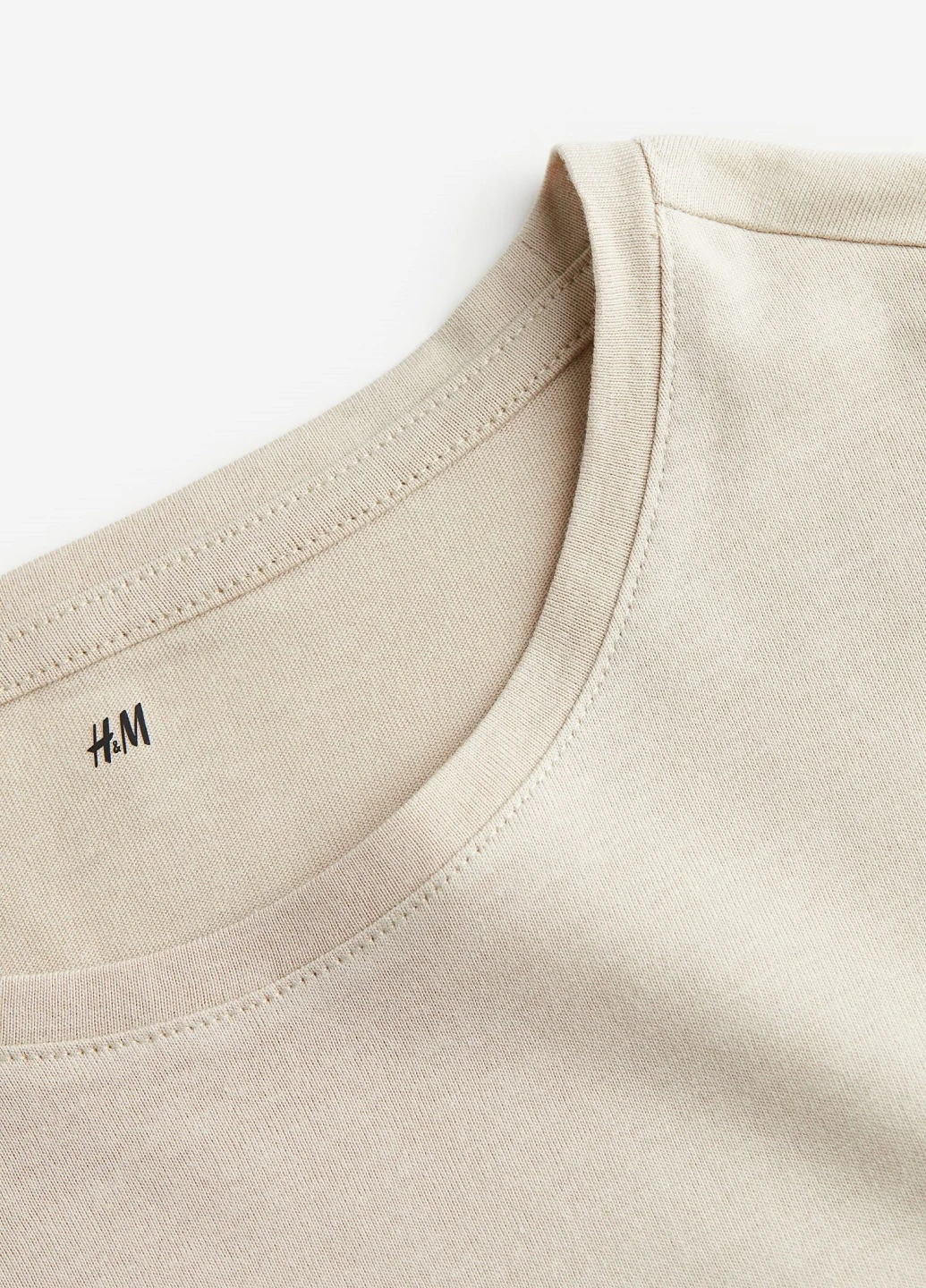Світло-бежева футболка H&M