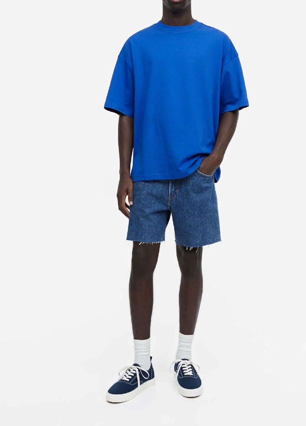 Синяя футболка H&M