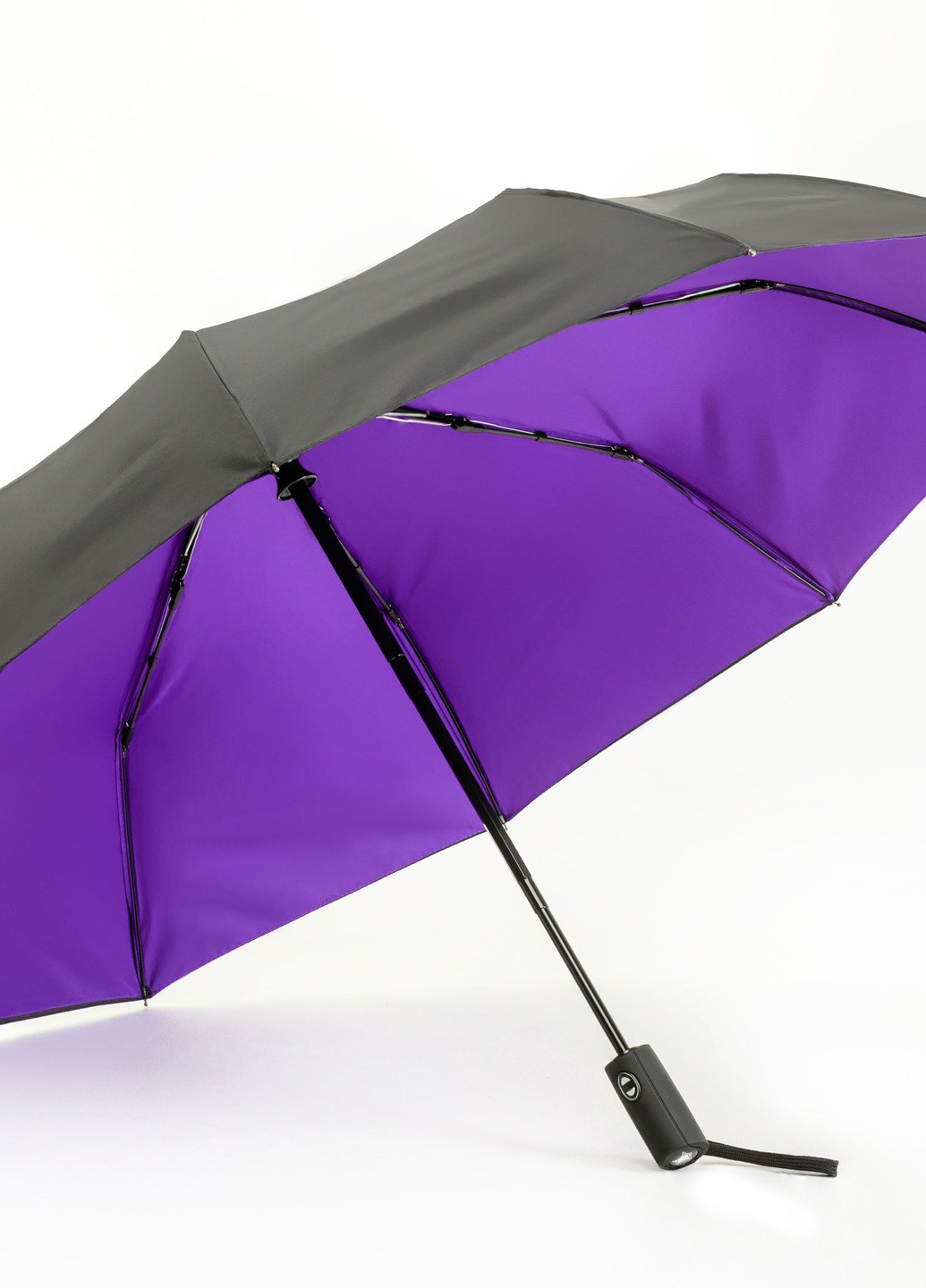Фіолетова} парасолька double 10-ти спицева, повний автомат з подвійним куполом фіолетовий Krago (258994521)