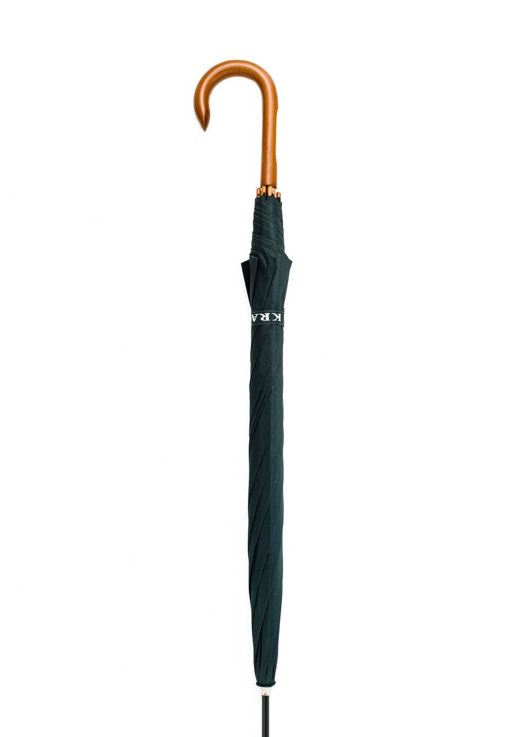 Зонт трость с деревянной ручкой J Wooden Green Krago (258994519)