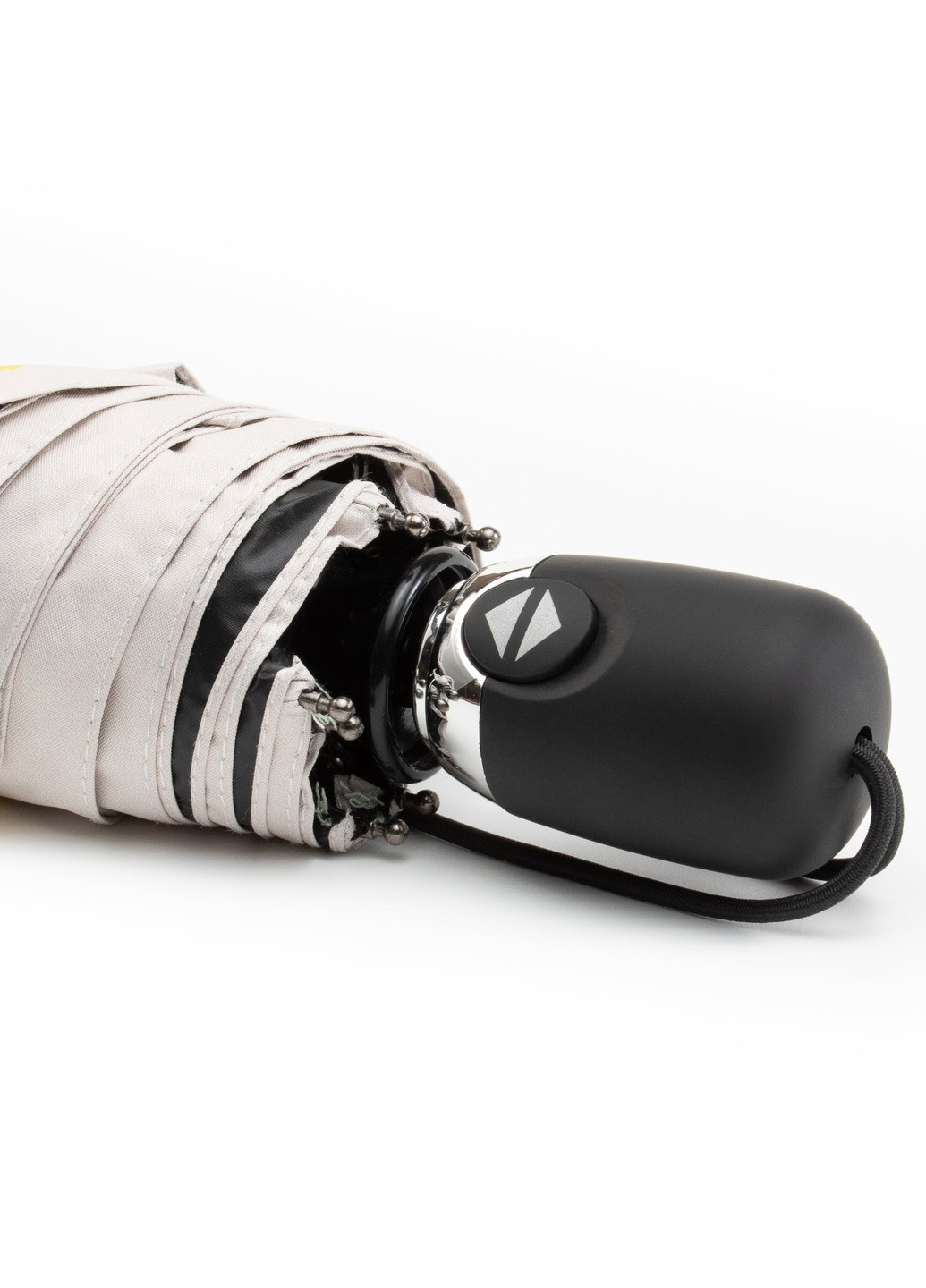 Жёлтый зонт складной женский полный автомат желтый в полосу Krago (258994528)