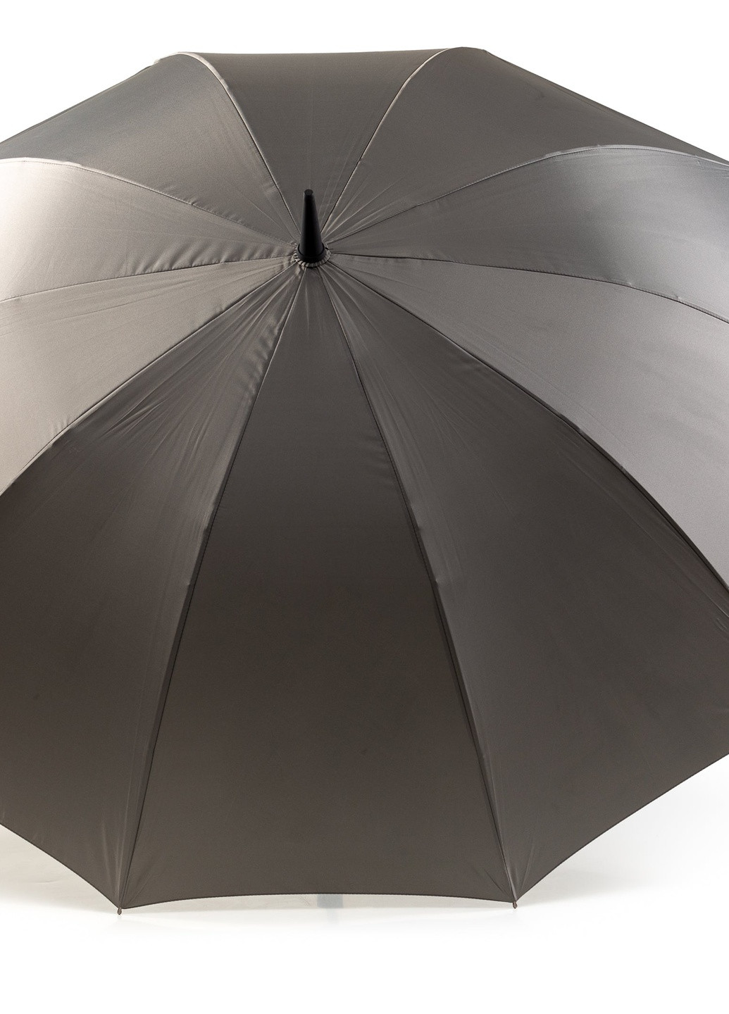 Серый зонт трость 10-ти спицевый с прорезиненной ручкой soft touch серый Krago (258994530)