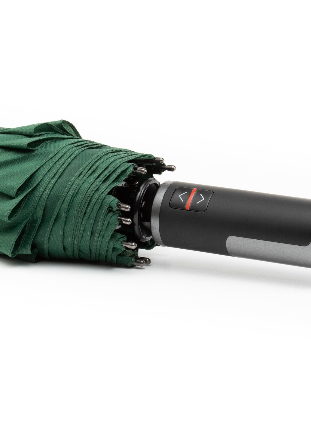 Зелена} парасолька ring складана 10-ти спицева, повний автомат 115см зелений Krago (258994535)