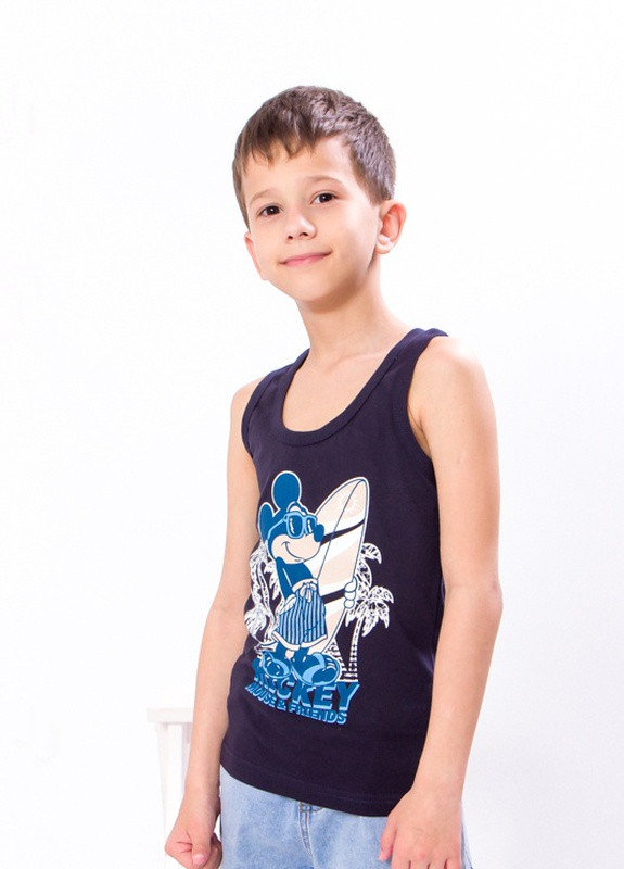Синяя летняя борцовка для хлопчика синій носи своє (6036-001-33-v0) Носи своє