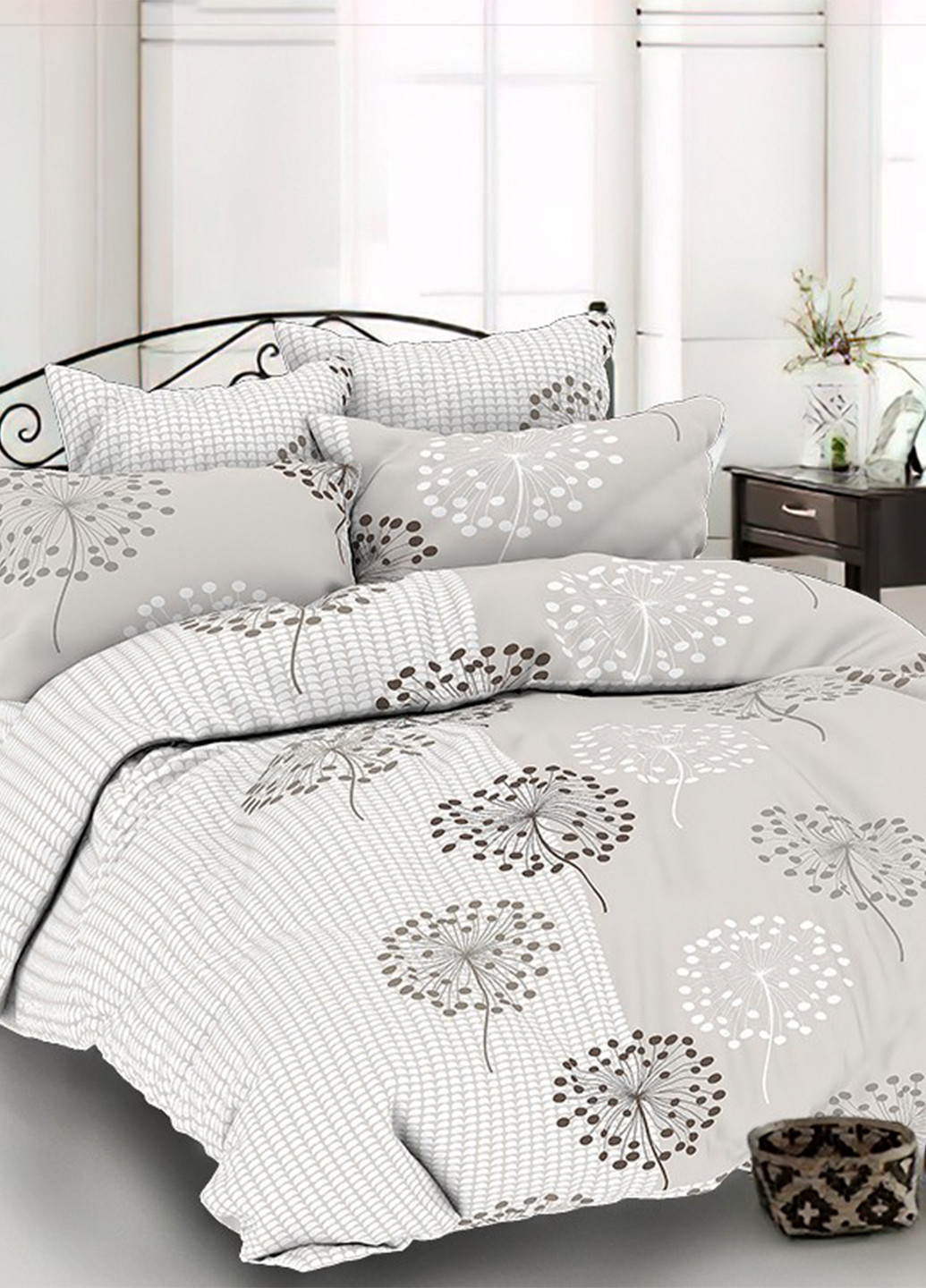 КПБ бязь gold Зачарування Полуторні Love You (7148) (258994588)