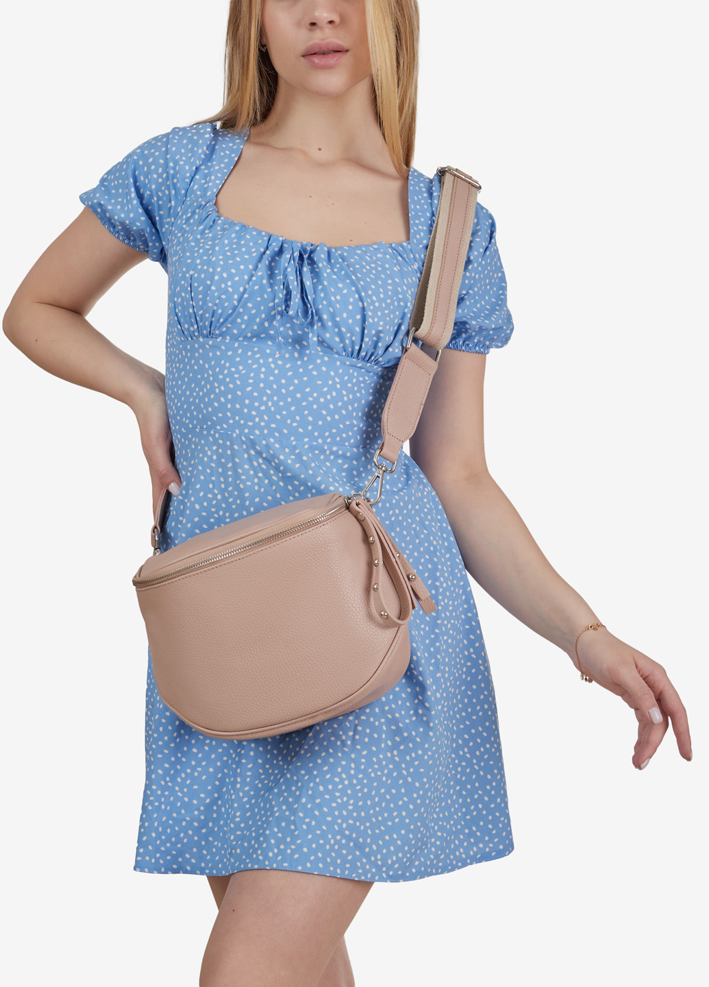 Сумка жіноча шкіряна на плече крос-боді середня Сrossbody Regina Notte (259013896)