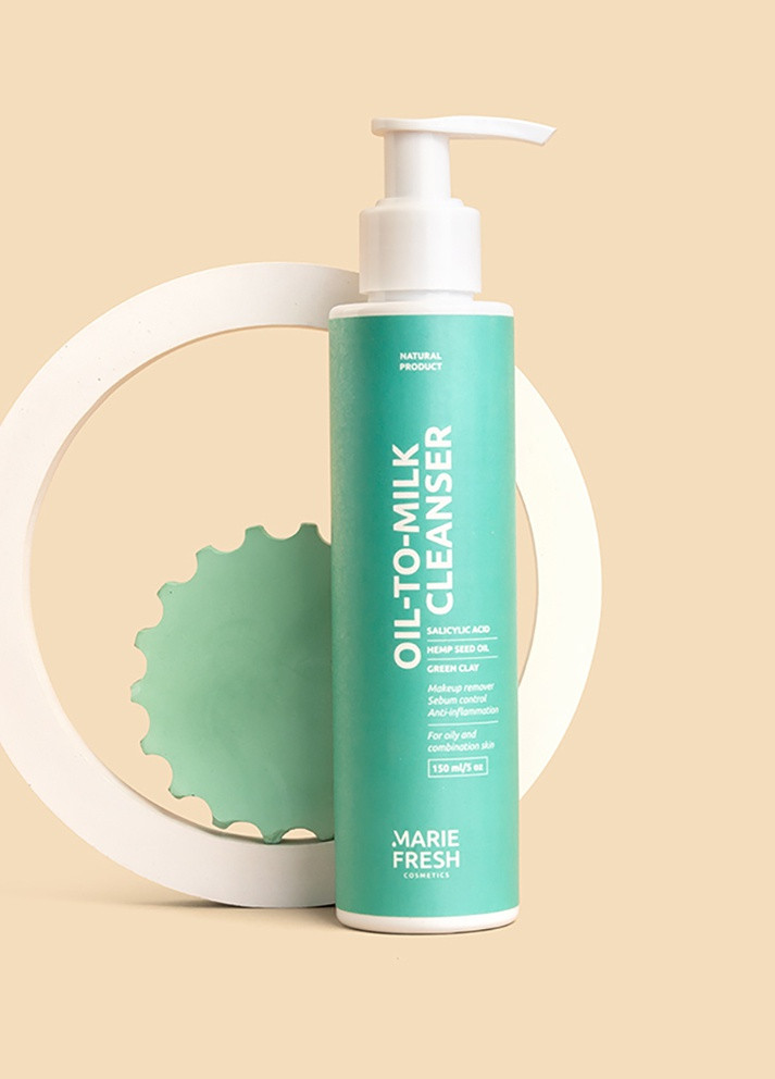 Гидрофильное масло Oil-to-milk cleanser для жирной и комбинированой кожи, 160 мл Marie Fresh (259000997)