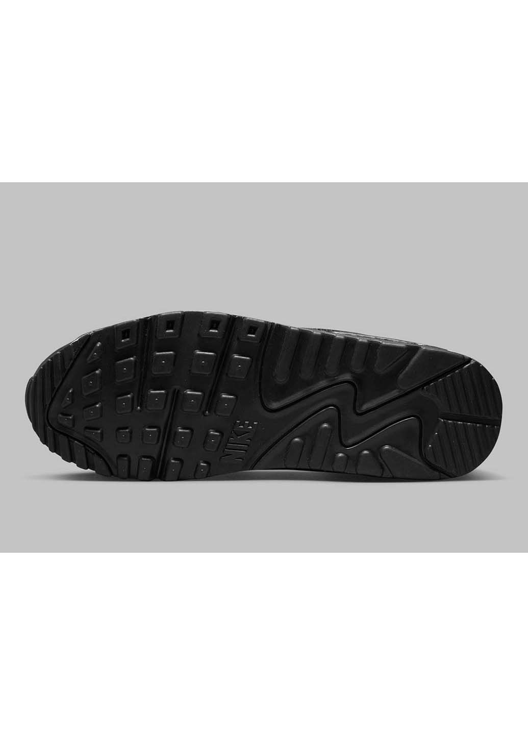 Черно-белые демисезонные кроссовки air max 90 Nike