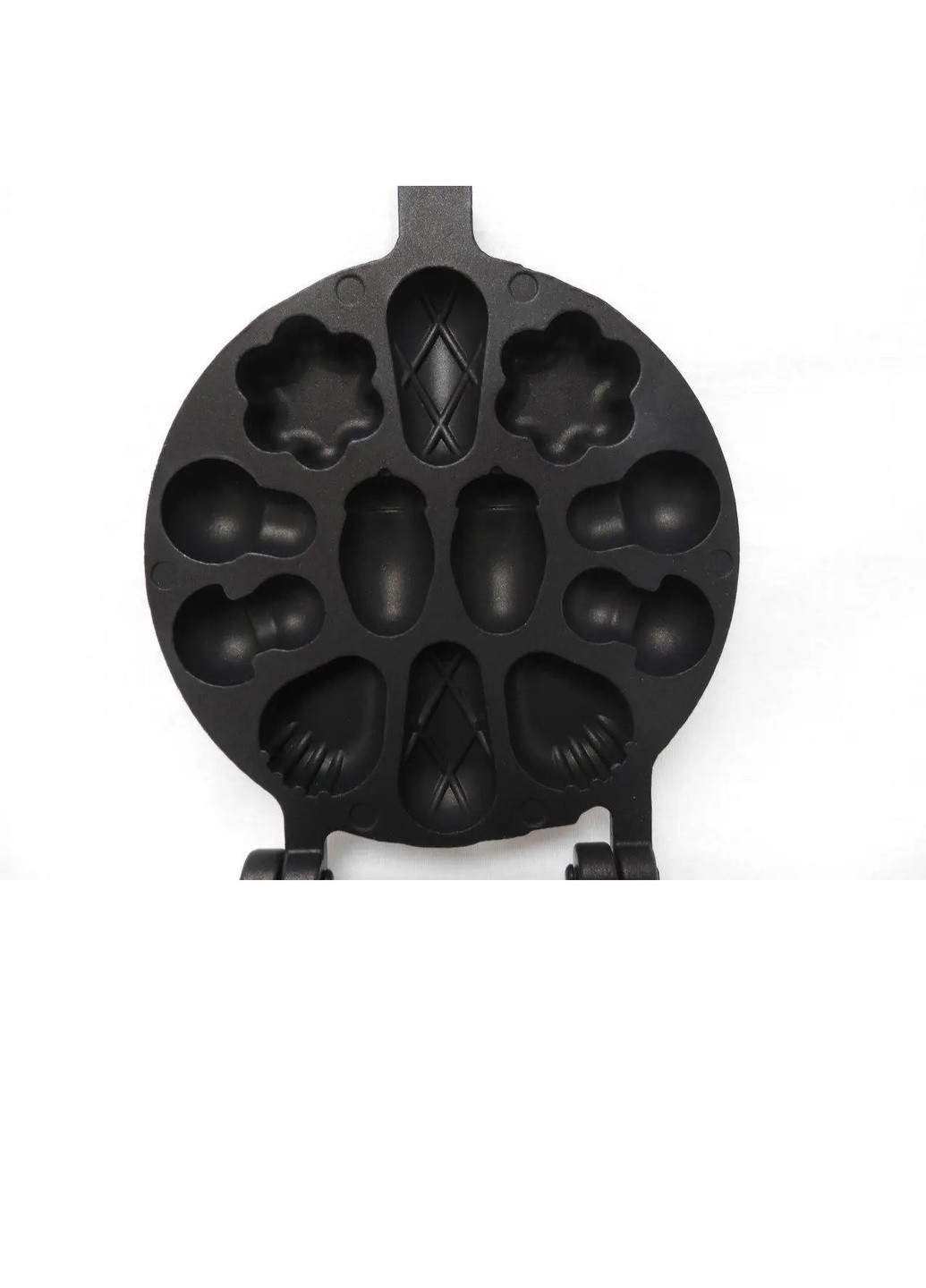 Форма для випікання печива, горішків горішниця «Лісове Асорті» (велика) з антипригарним / тефлоновим покриттям ХЕАЗ (259017055)