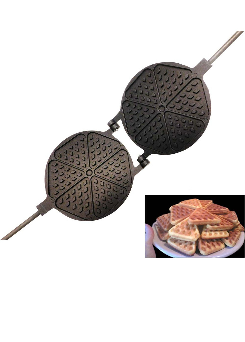 Форма для випічки трикутного печива з антипригарним/тефлоновим покриттям ХЕАЗ (259017059)